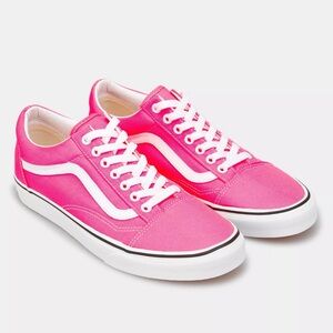 Vans Pink and White Sneakers